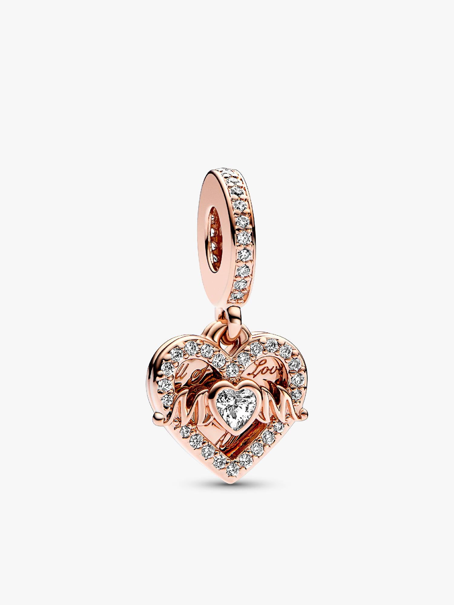Heart & Mum Dangle Charm