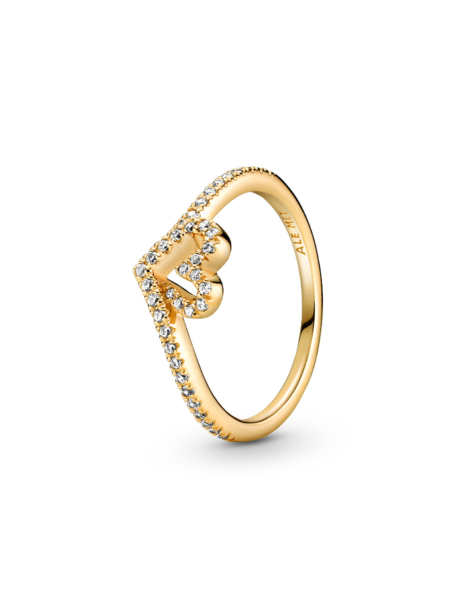 Wish Sparkling Heart Ring