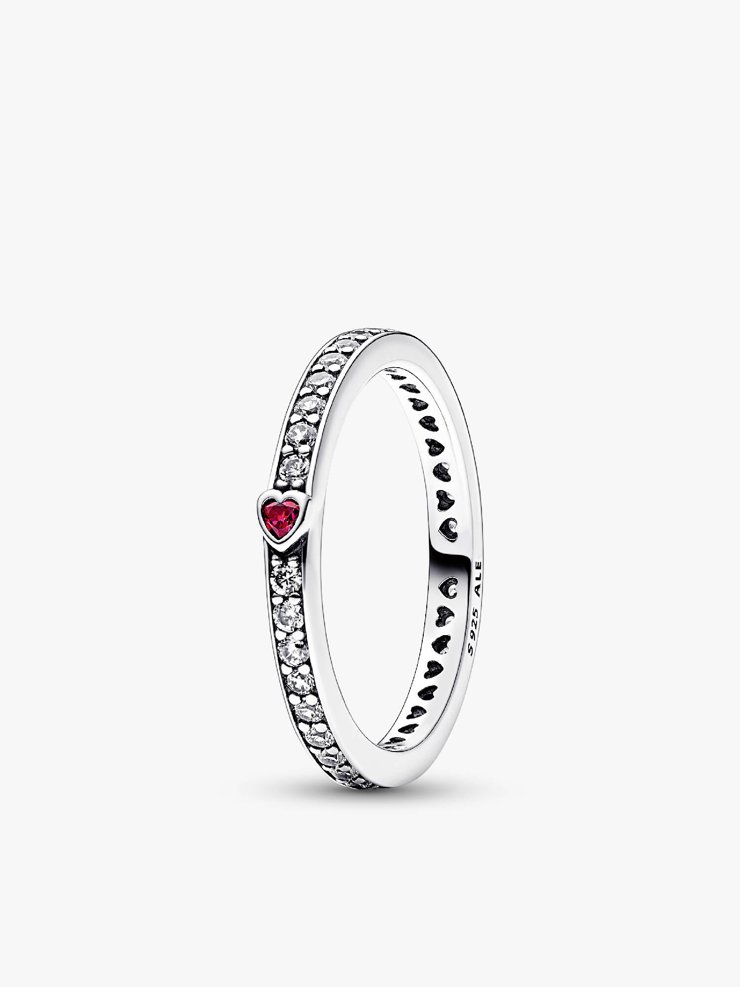 Sparkling Love Message Ring