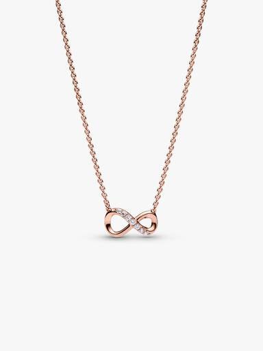 Sparkling Infinity Collier Necklace