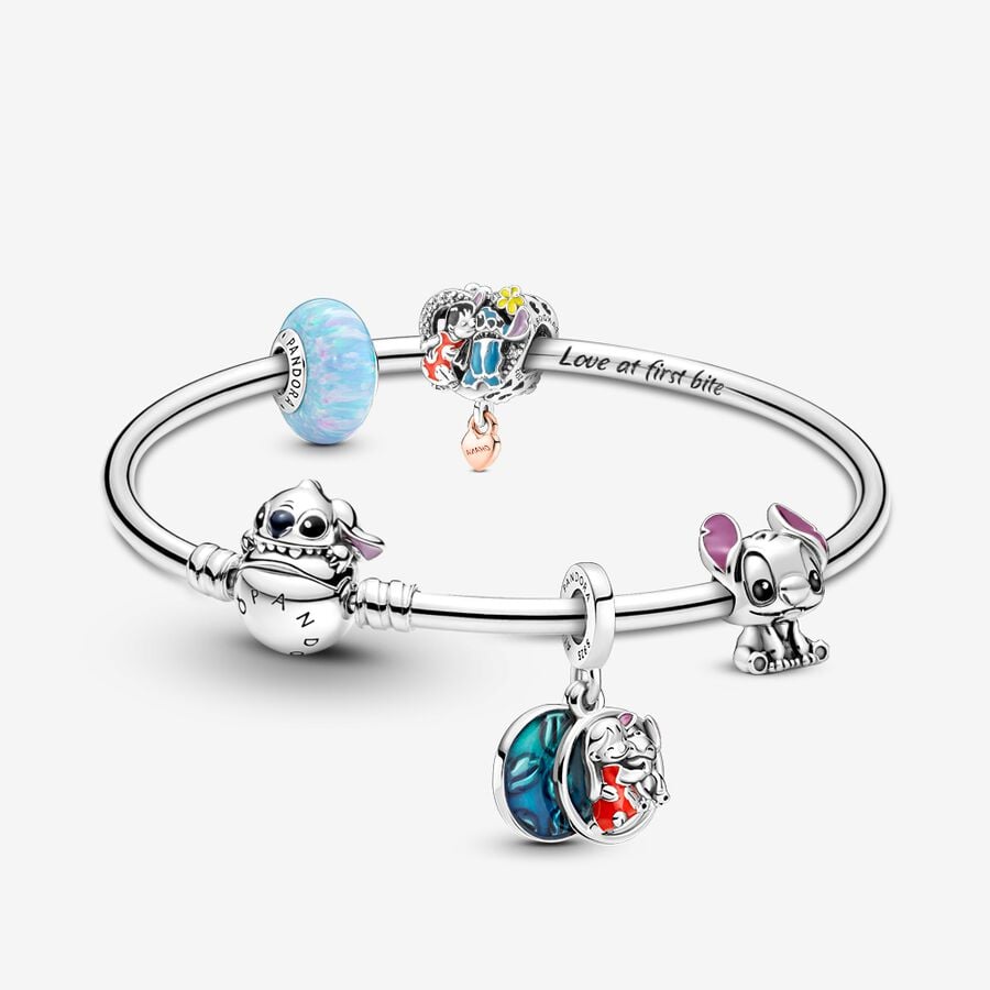 Disney’s Lilo and Stitch Summer Vibes Charm and Bangle Set image number 0