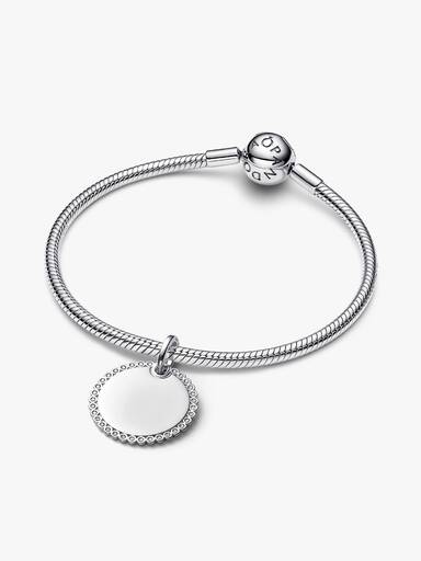 Engravable Round Tag Pendant