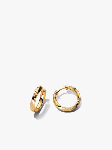 Twisted Hoop Earrings Set
