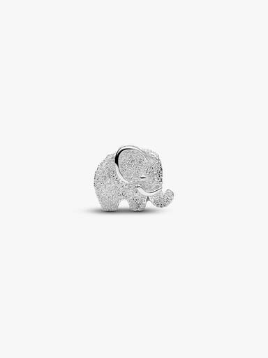 Textured Elephant Mini Charm