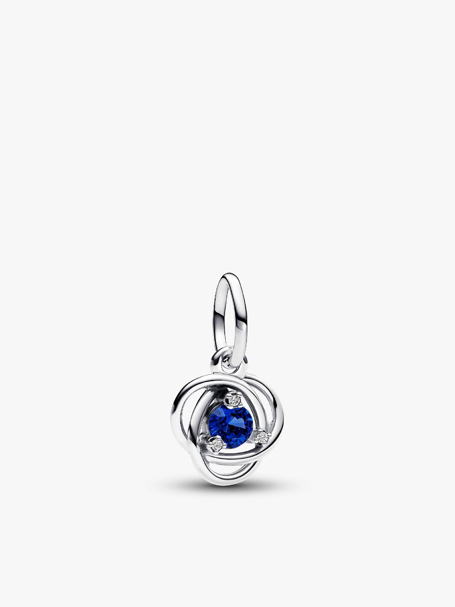 Blue Eternity Circle Dangle Charm
