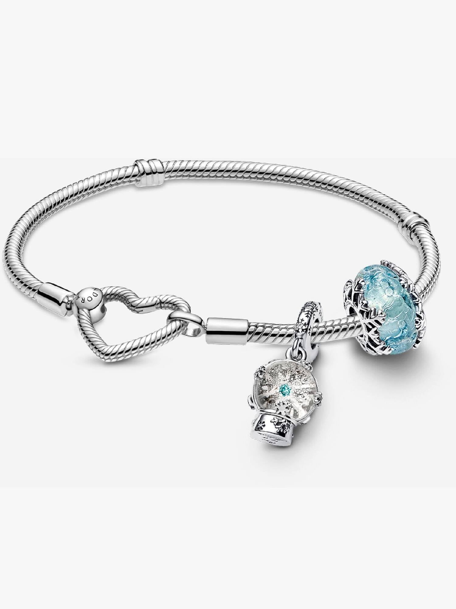 Winter Snowflake Bracelet Set