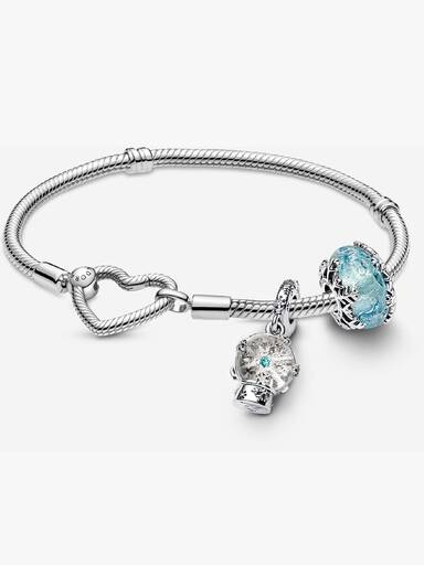 Winter Snowflake Bracelet Set