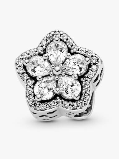 Sparkling Snowflake Pavé Charm