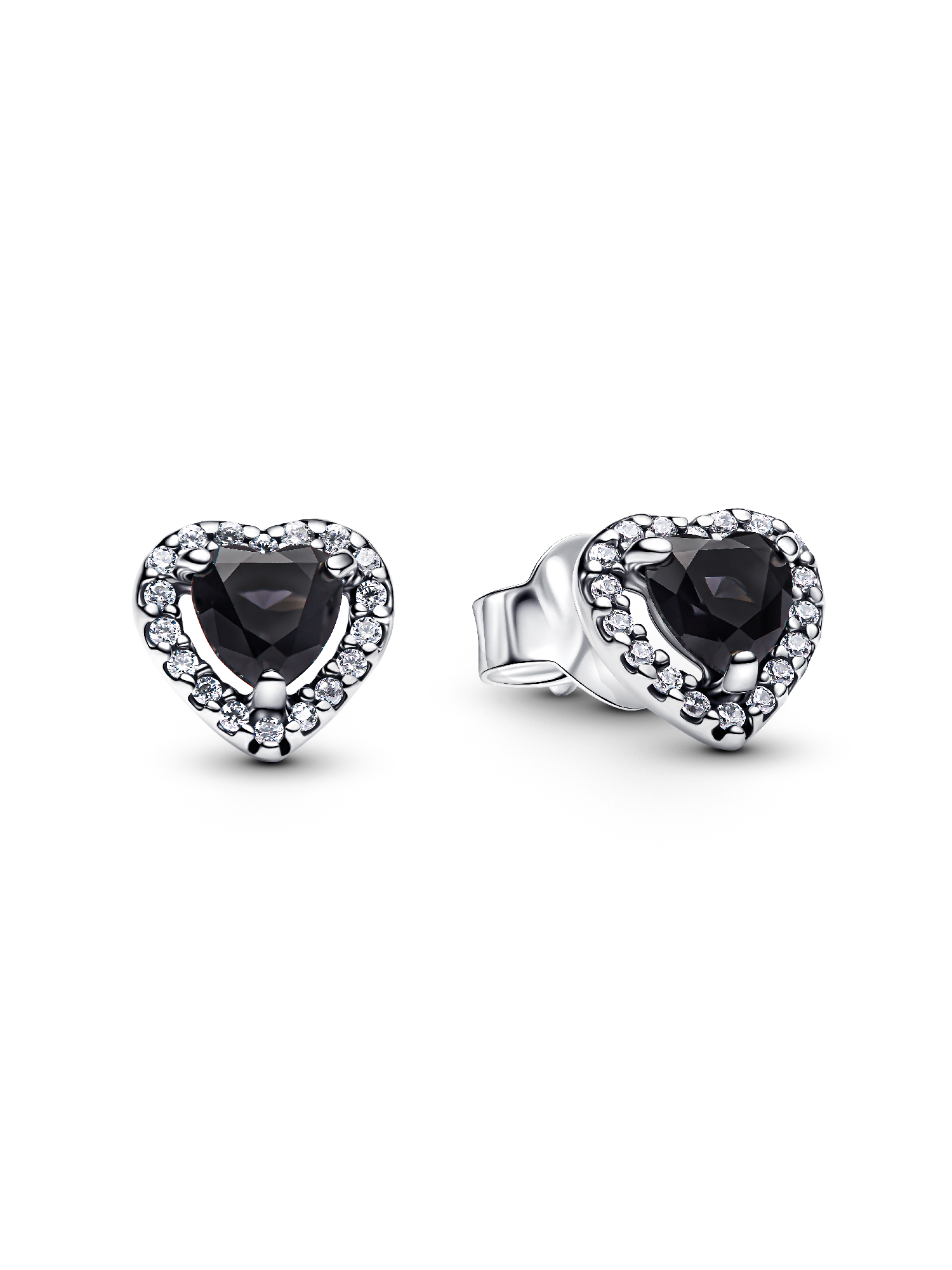Elevated Heart Stud Earrings