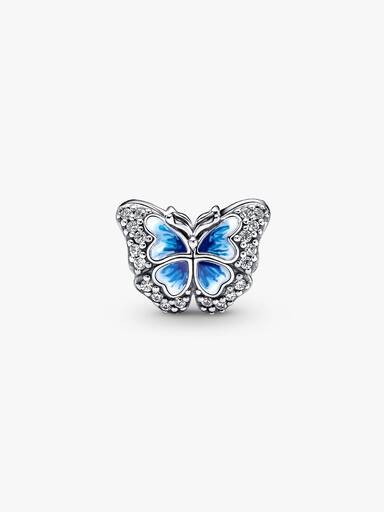 Blue Butterfly Sparkling Charm
