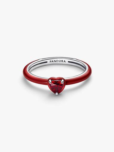 Pandora ME 紅色脈輪之心戒指