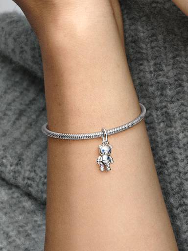 Movable Teddy Bear Dangle Charm