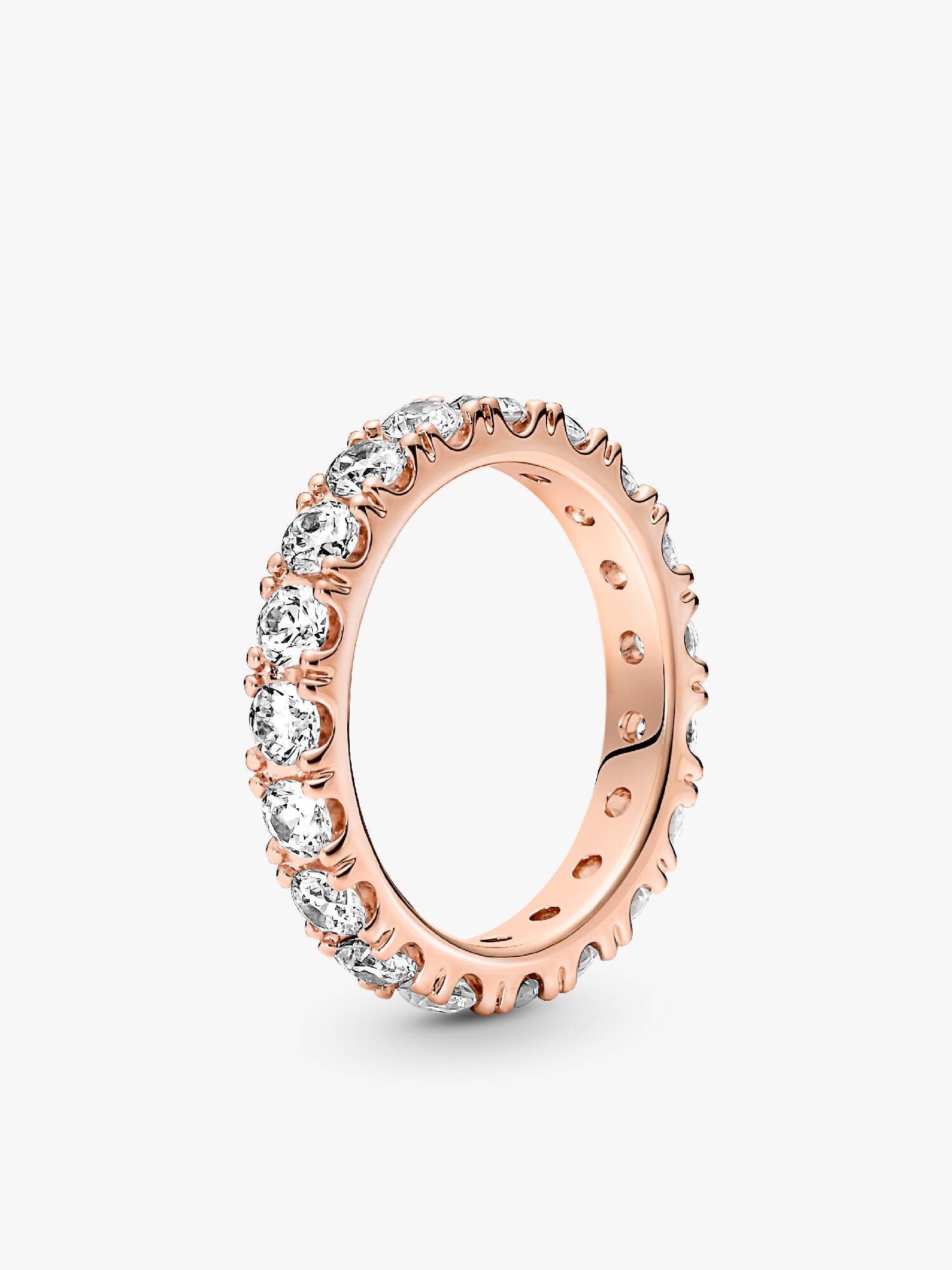 Sparkling Row Eternity Ring