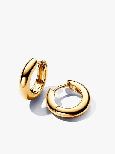 Twisted Hoop Earrings Set