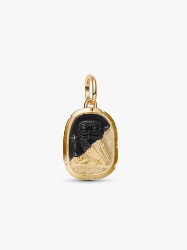 Owl Medallion Charm