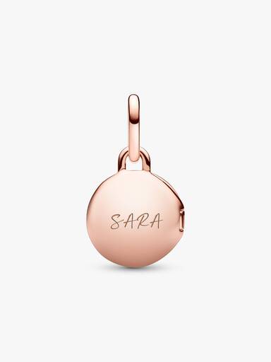 Openable & Engravable Love Locket Dangle Charm
