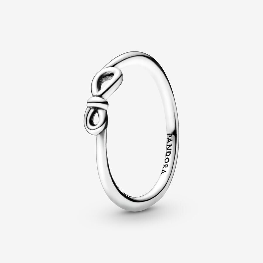 Infinity sterling silver ring image number 0