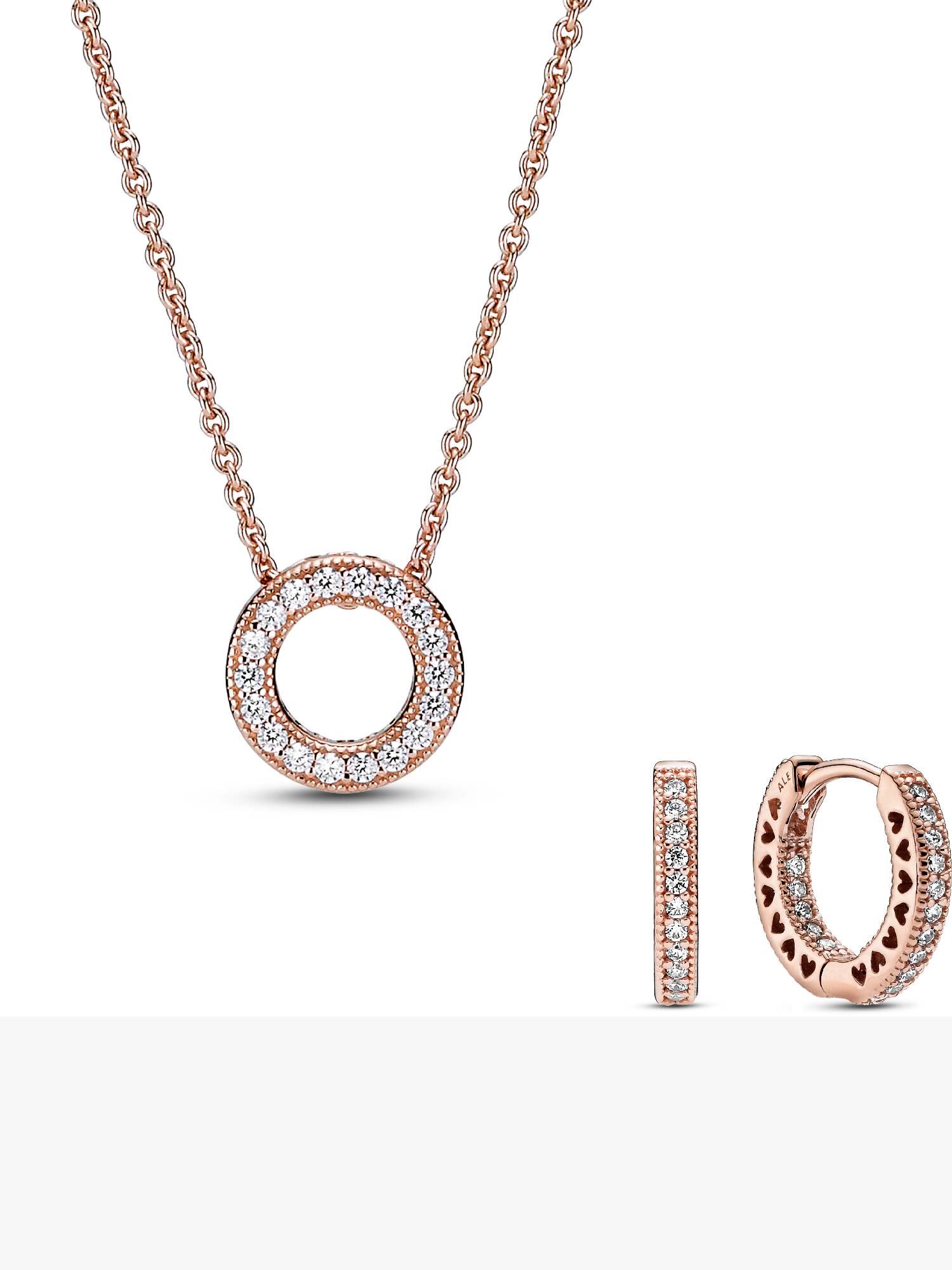 Pandora Signature Pavé Heart Jewellery Set