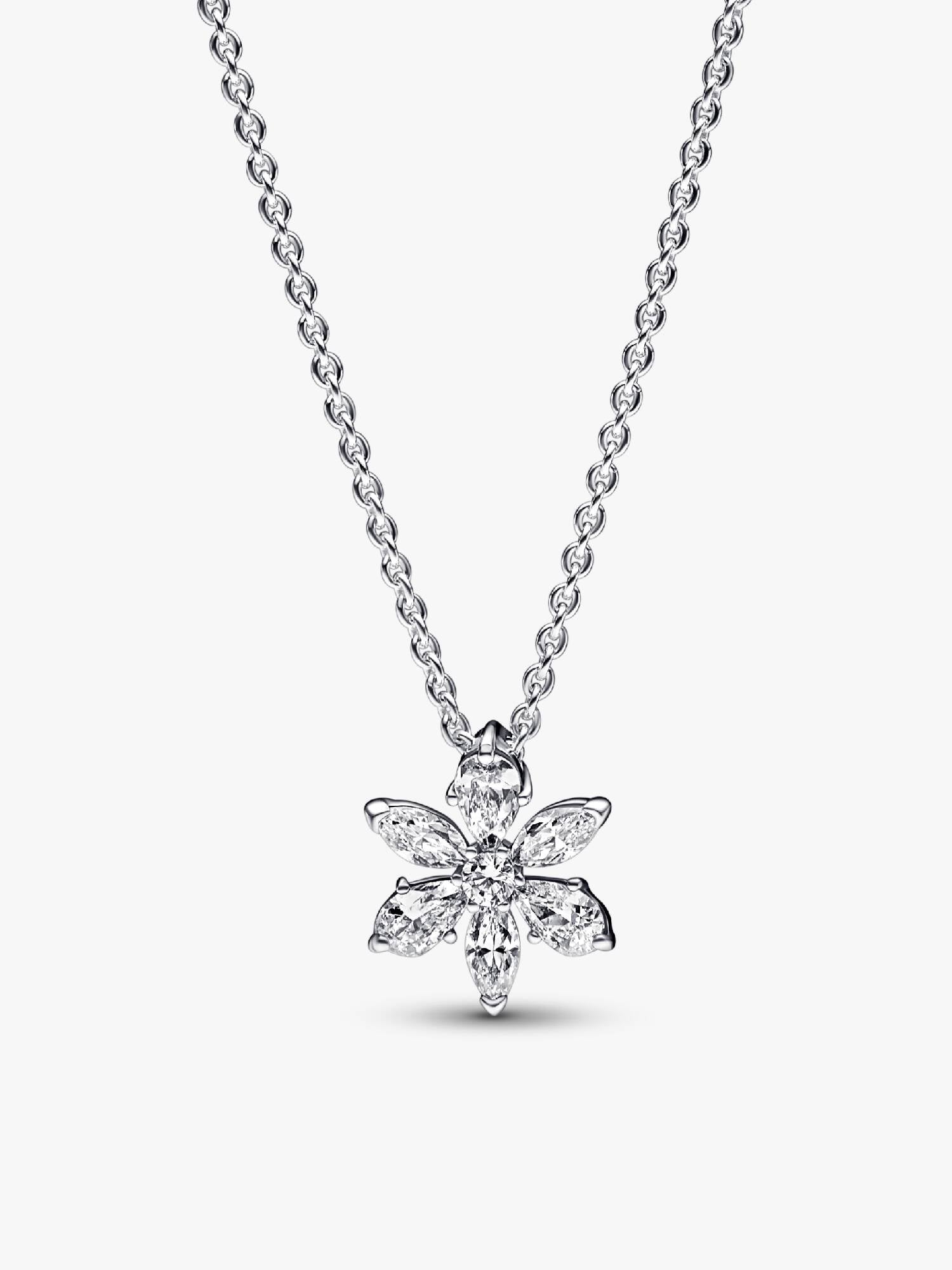 Sparkling Herbarium Cluster Pendant Necklace
