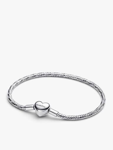 Amour & Heart Padlock Bracelet Set