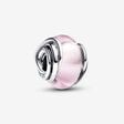 粉紅Murano琉璃圓環串飾