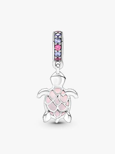 粉紅 Murano 琉璃海龜吊飾