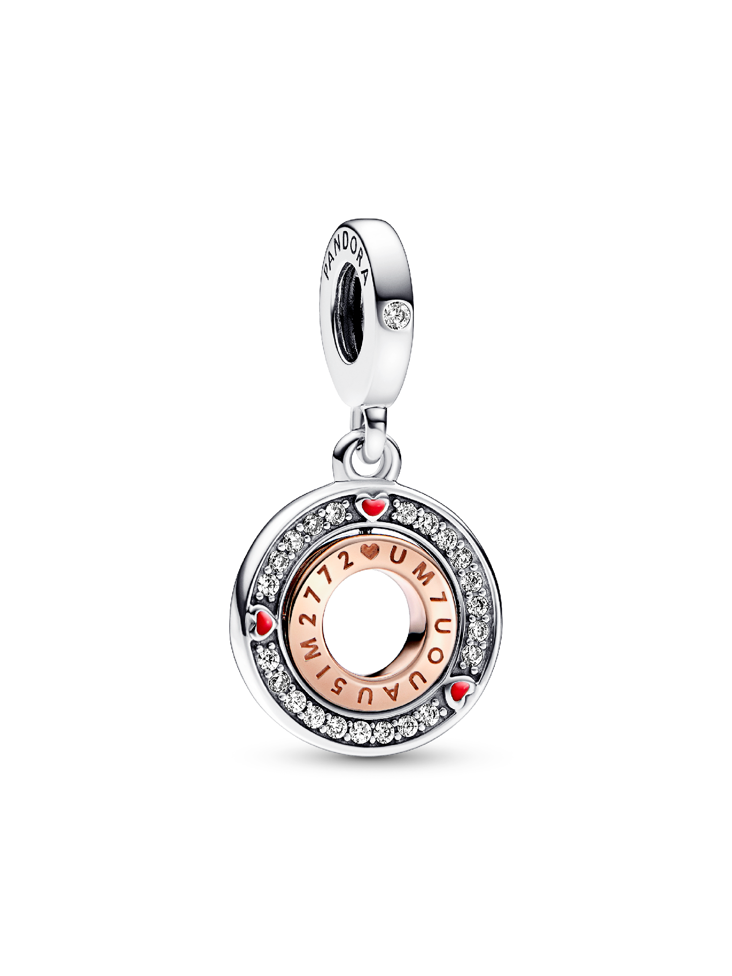 雙色金屬旋轉甜蜜愛意吊飾| 雙色金屬| Pandora 香港