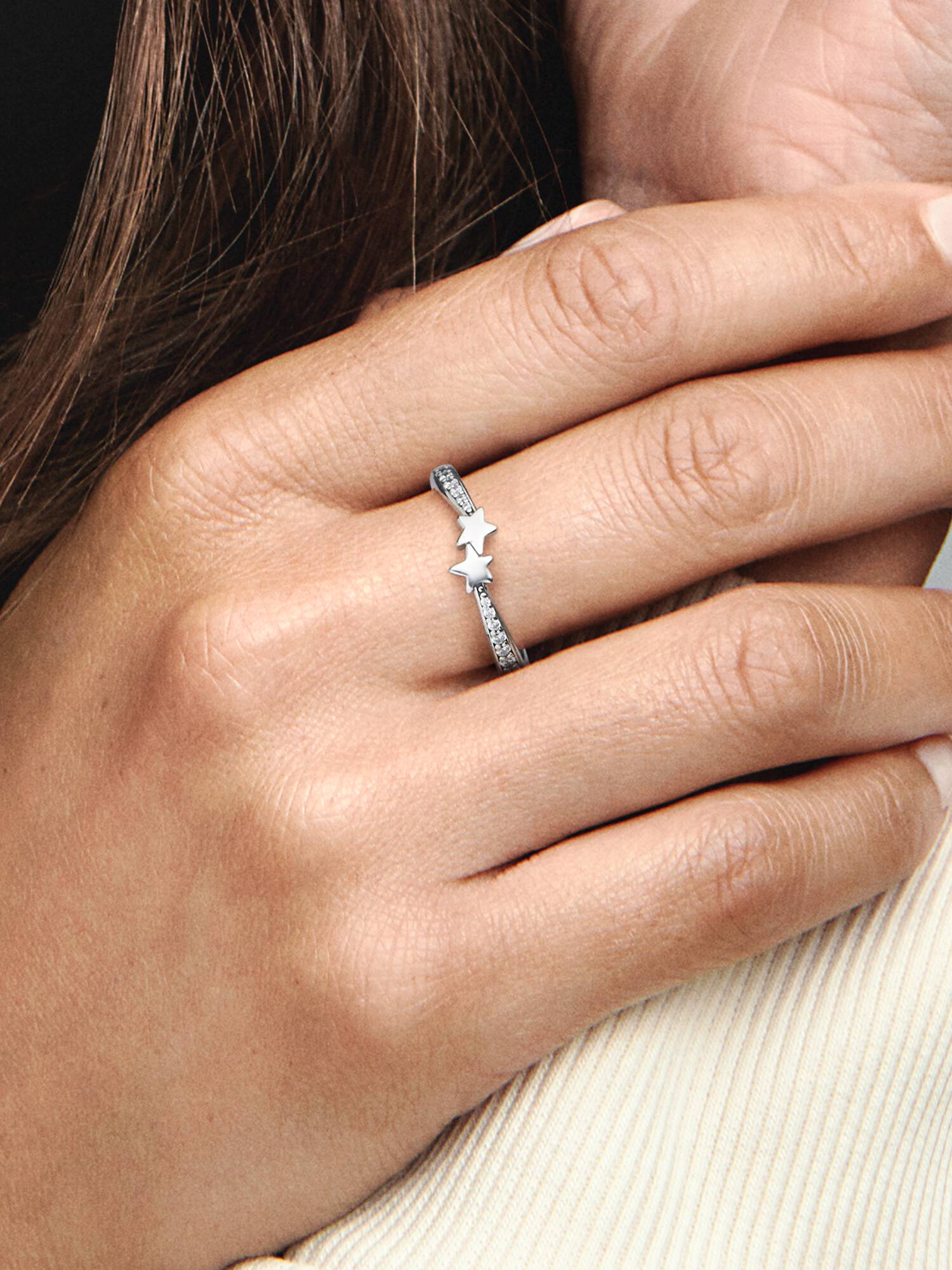 Shooting Stars Sparkling Ring