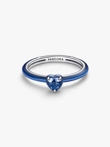Pandora ME 藍色脈輪之心戒指