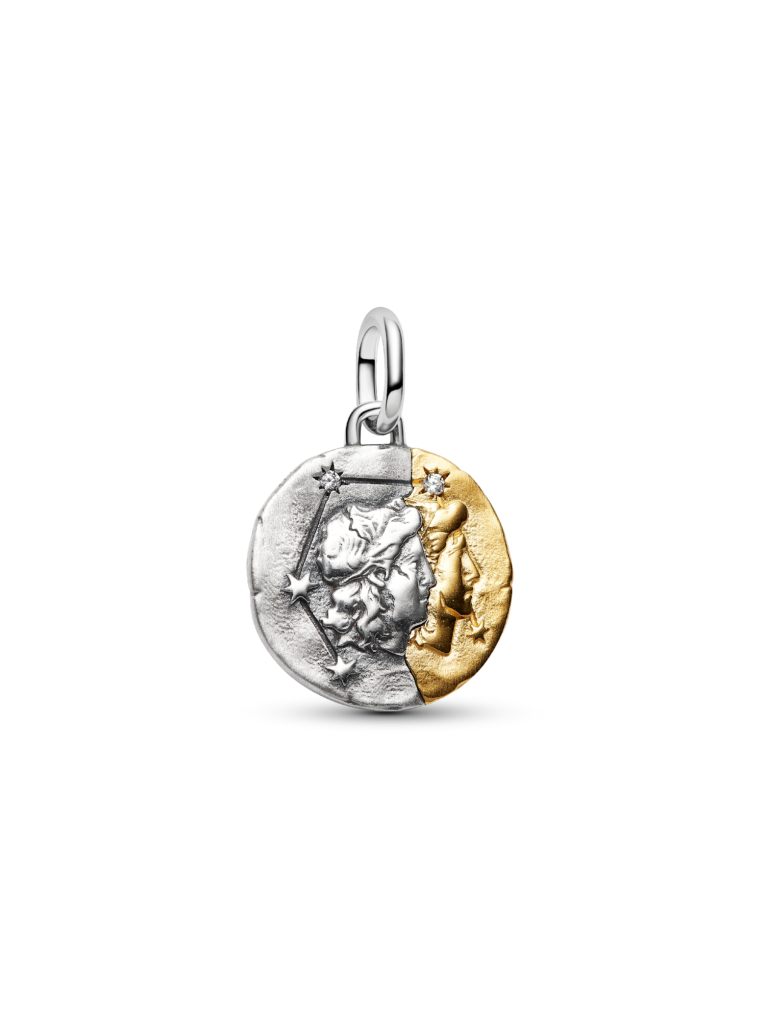 Gemini Zodiac Medallion Charm