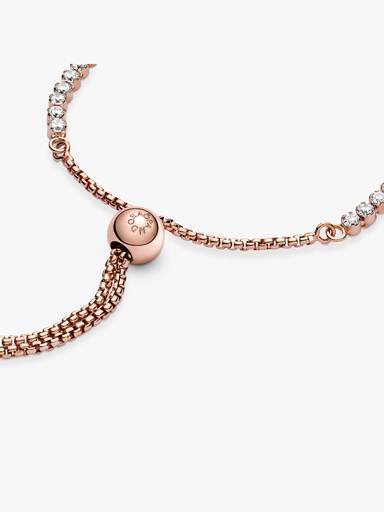 Sparkling Slider Tennis Bracelet