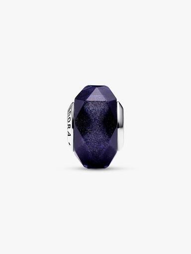 藍色切面 Murano 琉璃串飾