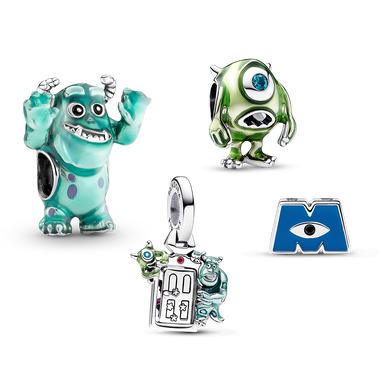 Disney Pixar Monsters Charms Set