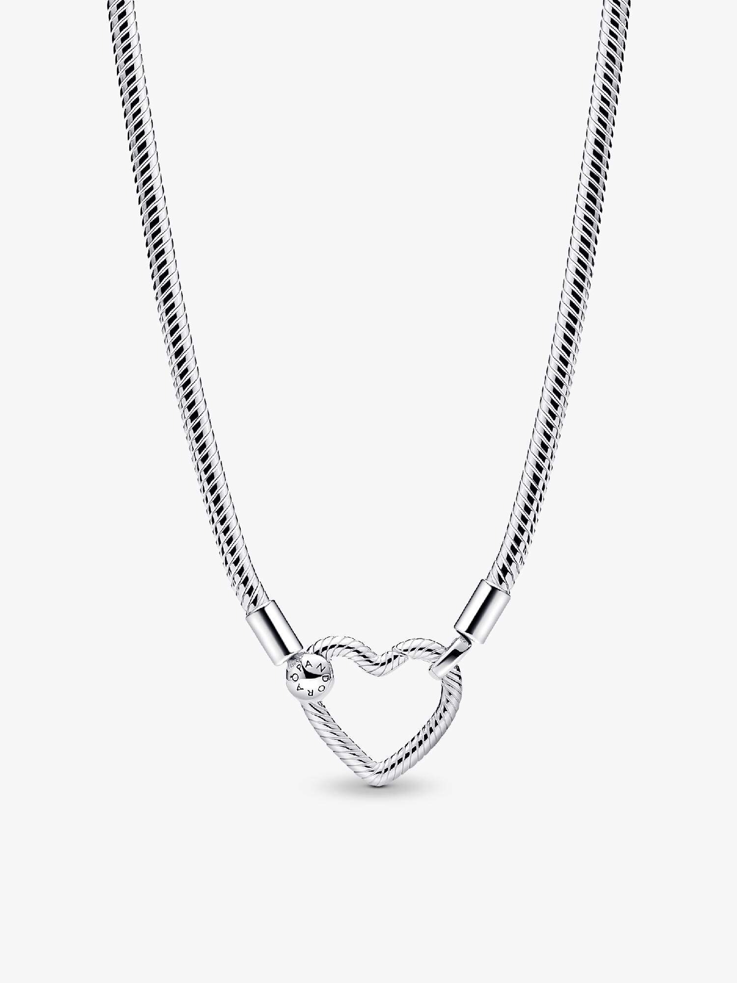Heart Closure Snake Chain Necklace