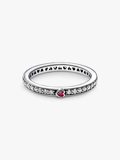 Sparkling Love Message Ring