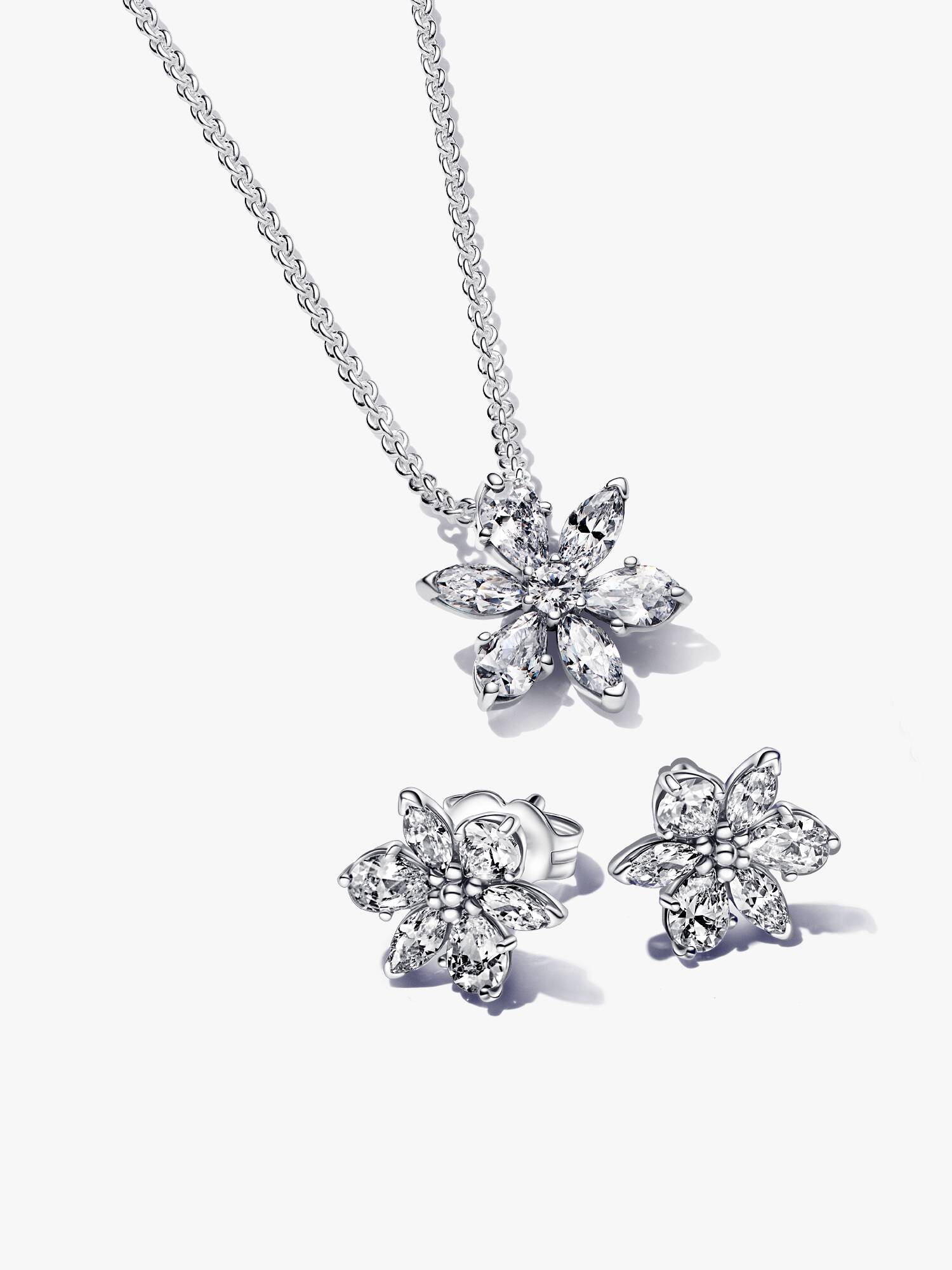 Sparkling Herbarium Cluster Jewellery Set