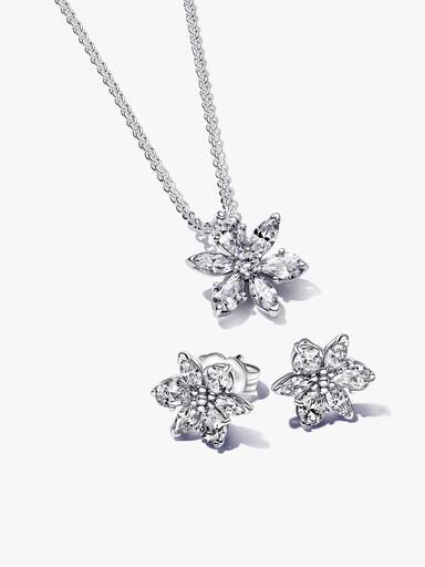 Sparkling Herbarium Cluster Jewellery Set