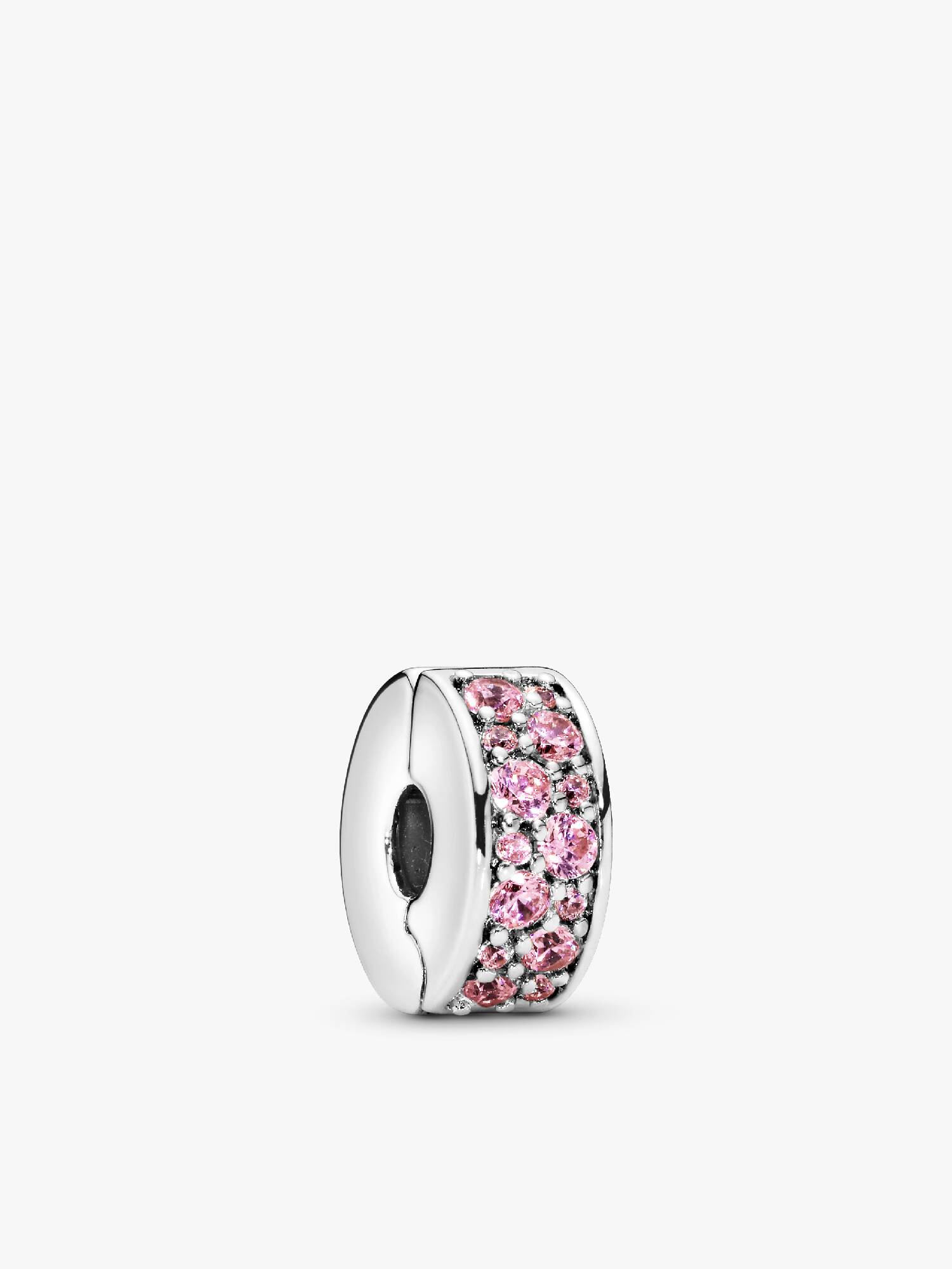 Pink Pavé Clip Charm