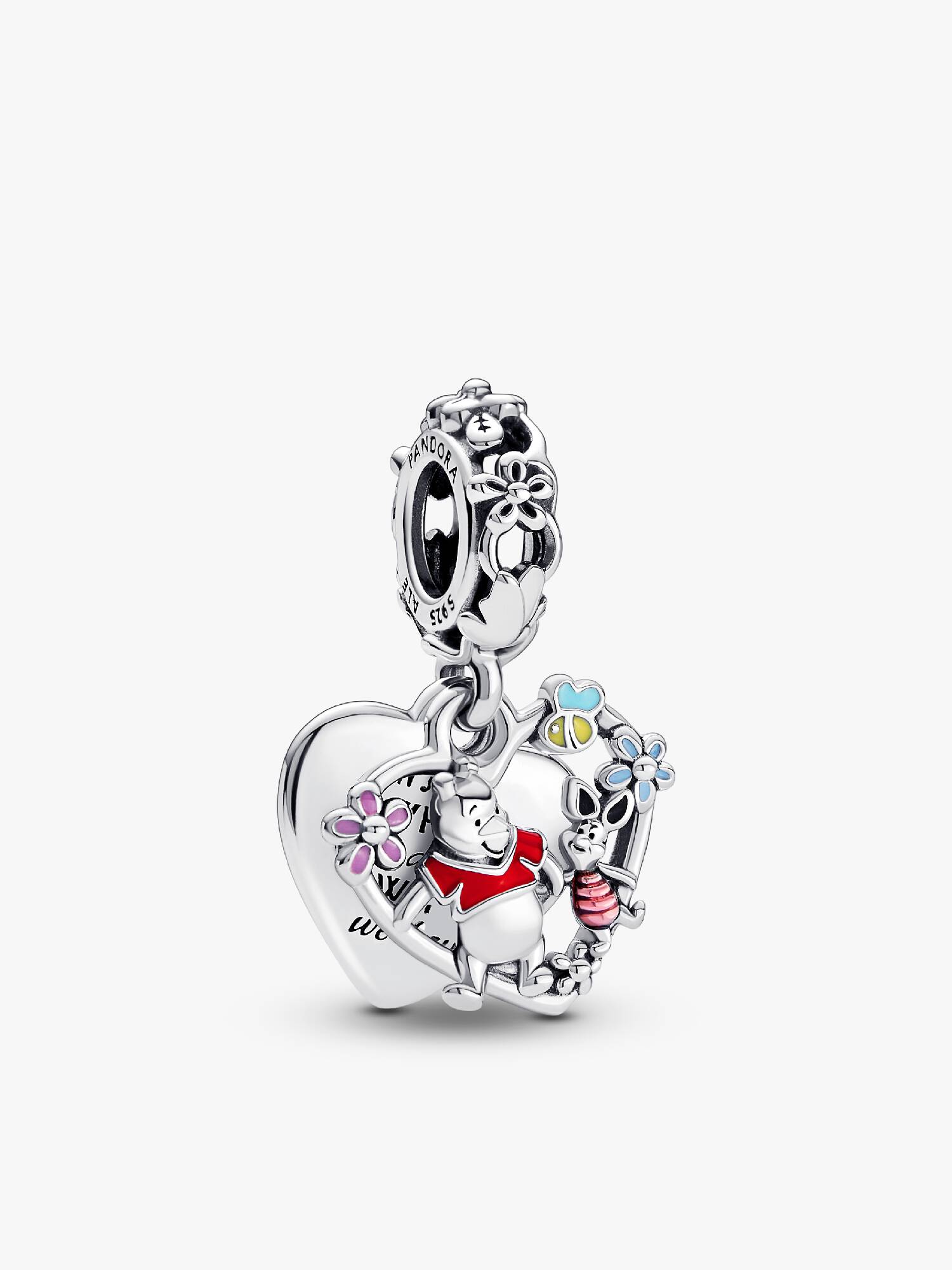 Disney Winnie the Pooh & Piglet Double Dangle Charm