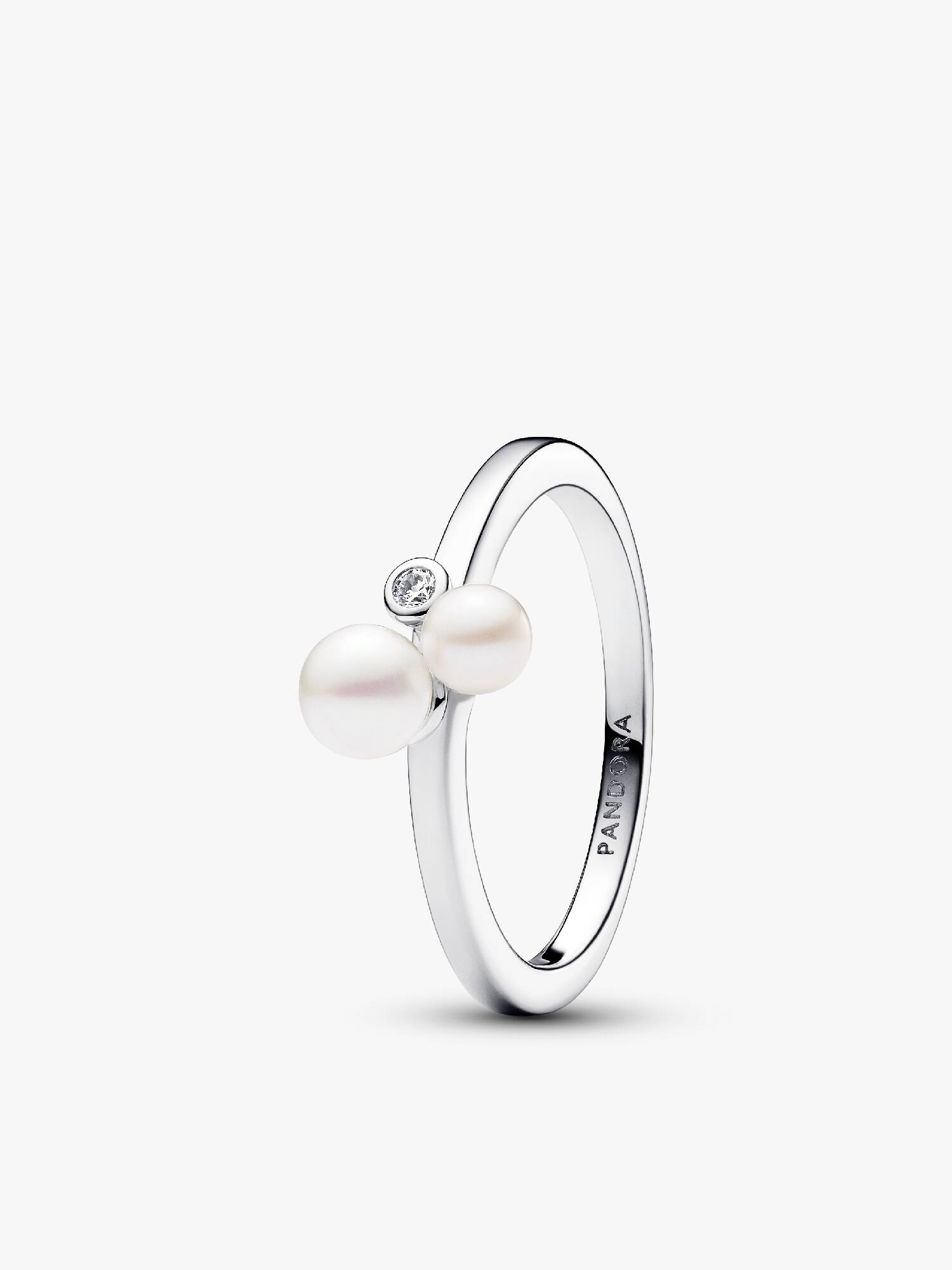 Duo Treated Freshwater Cultured Pearls Ring