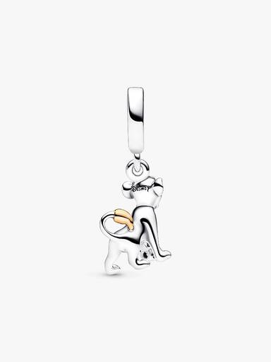 Disney 100th Anniversary Simba 0.009 ct tw Lab-created Diamond Dangle Charm