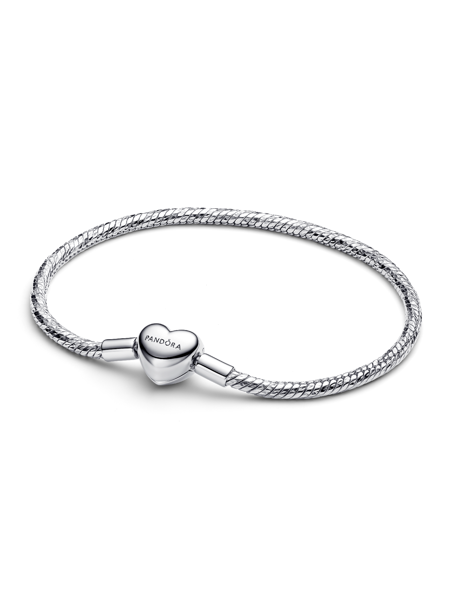 アクセサリー 16CM Heart Clasp Snake Chain Bracelet 594236C00_RGB.png