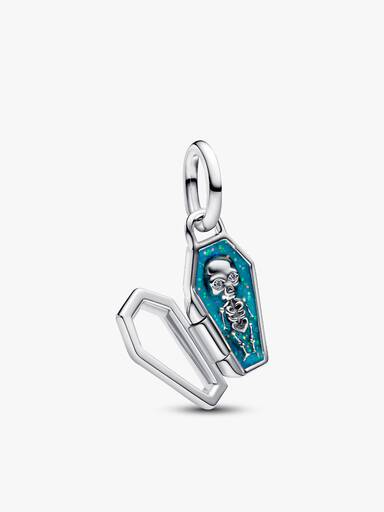 Halloween Glow-in-the-dark Coffin Charm & Bracelet Set