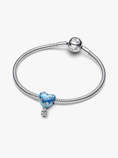 Hot Air Balloon Heart Charm