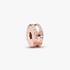 Double Lined Pavé Clip Charm Double Lined Pavé Clip Charm