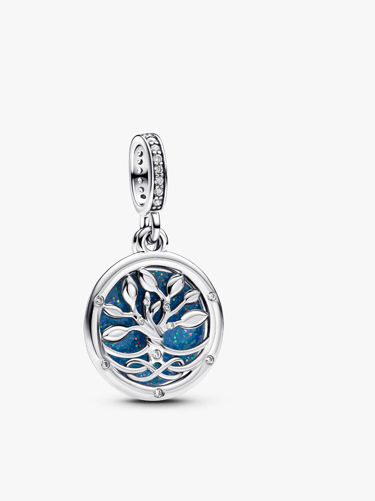 Glow-in-the-dark Infinity Tree Double Dangle Charm