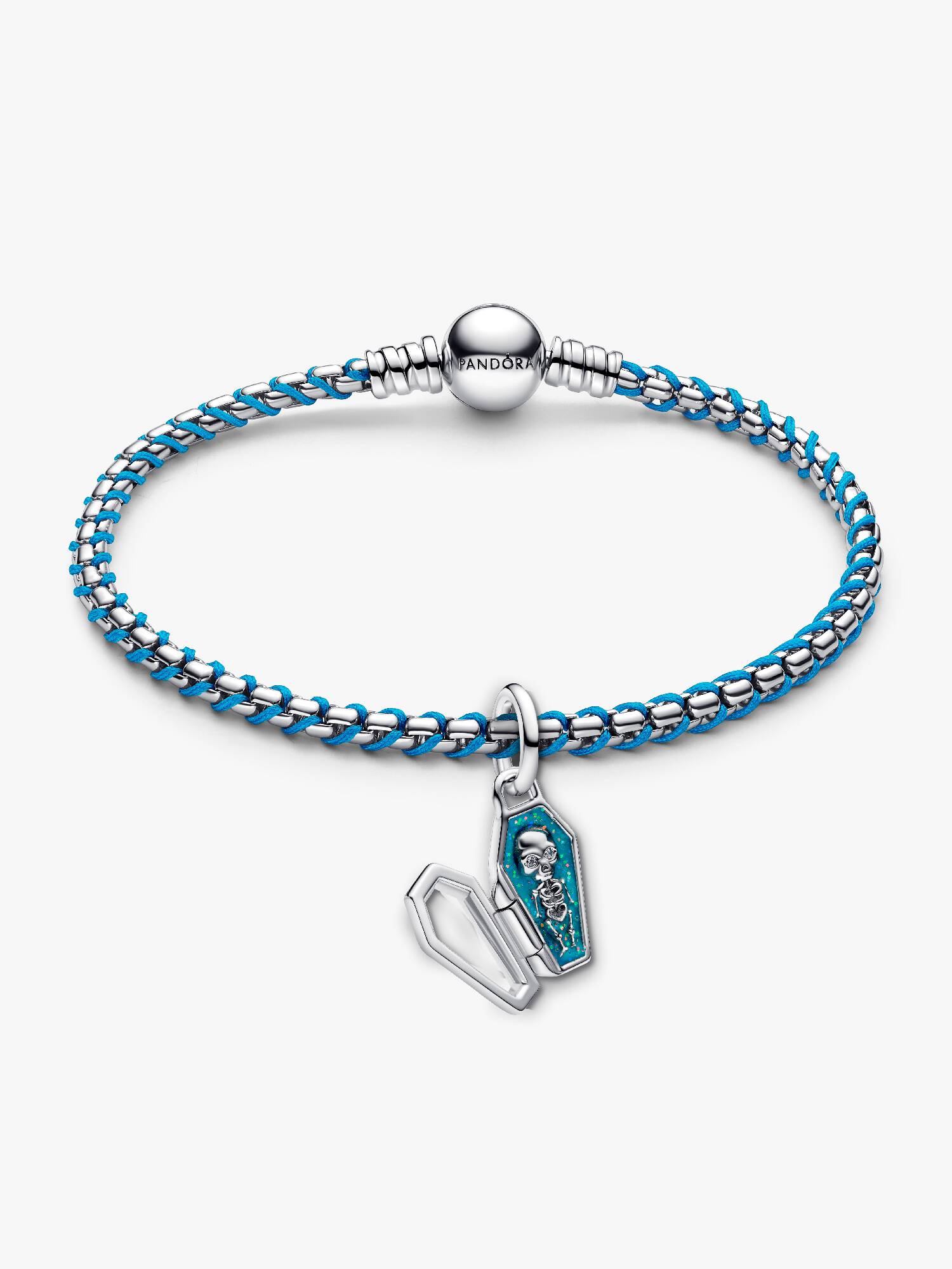 Halloween Glow-in-the-dark Coffin Charm & Bracelet Set