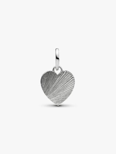 Engravable Purple Heart Dangle Charm