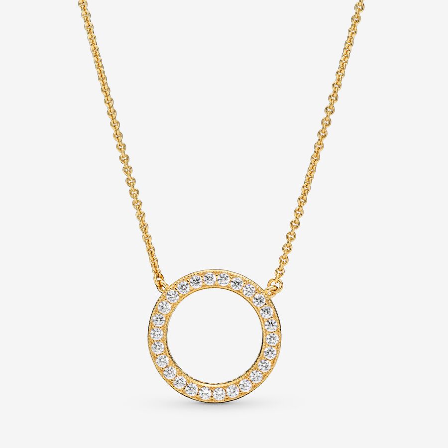 Circle of Sparkle Necklace image number 0