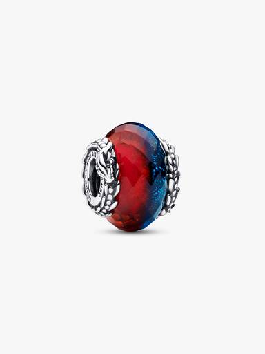 Game of Thrones Ice & Fire Dragons Dual Murano Glass Charm